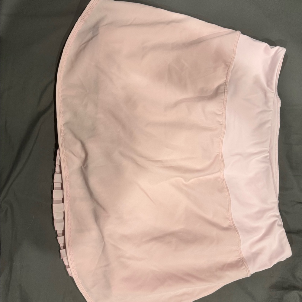 Baleaf Pink Pleated Bubble Mini Skirt